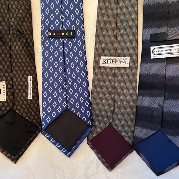 Men’s Ties - Lot of 4 various designers - Picture 2 of 2